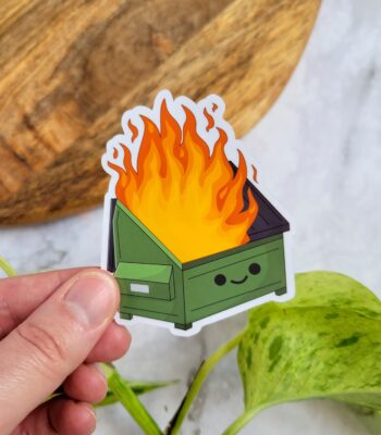 This is Fine Vinyl Sticker – Fun Mental Health Decor