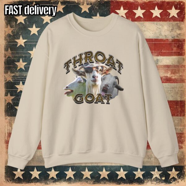 Throat Goat Sweater – Funny Unisex Gag Gift for Gen Z Pranks