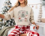 Tis The Season Sweatshirt – Cozy Retro Christmas Hoodie