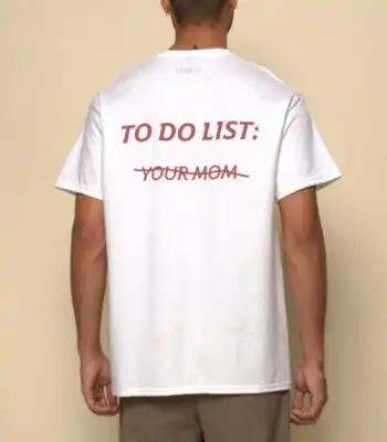 To Do List: Your Mom Graphic Tee – Unisex Heavy Cotton Shirt