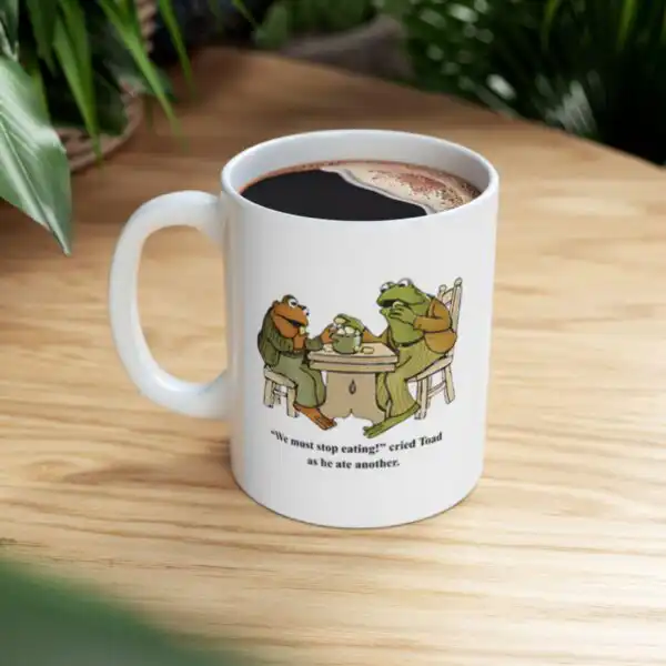 Toad Mug - Best Friends Frog Gift for Fairycore Cottagecore Vibe