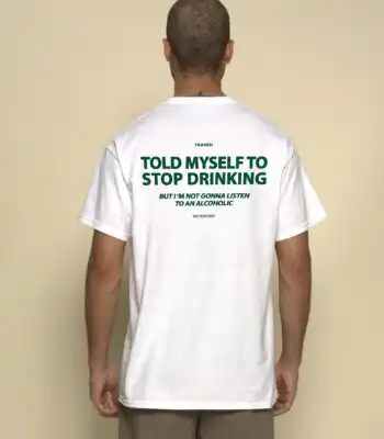 Told Myself to Stop Drinking Graphic Tee – Unisex Cotton Shirt