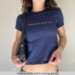 Tomorrow Needs You Daisy Baby Tee – Uplifting Graphic Shirt