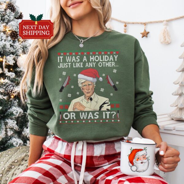 True Crime Ugly Christmas Sweater – Funny Holiday Sweatshirt