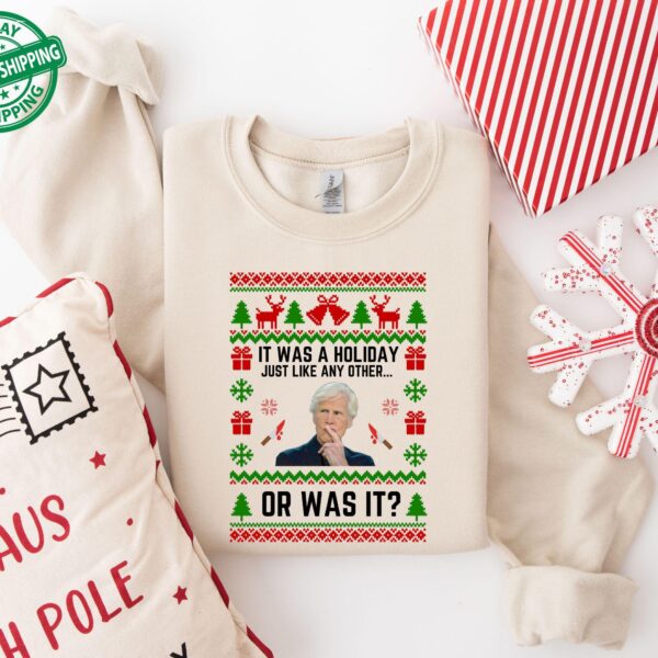 True Crime Ugly Christmas Sweatshirt – Funny Holiday Party Top