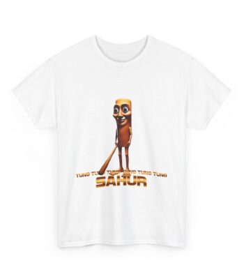 Tung Tung Sahur Unisex Cotton Tee – Comfy Casual Graphic Shirt