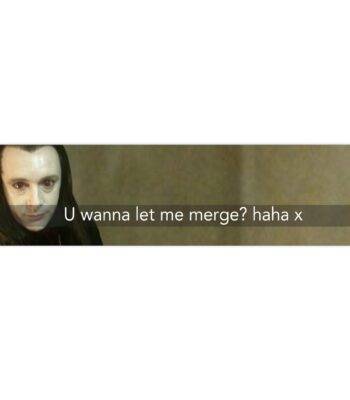U wanna let me merge? haha x | Funny Bumper Sticker & Magnet