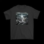 UFO Cat Selfie Tee – Fun Alien Cryptid Graphic Shirt