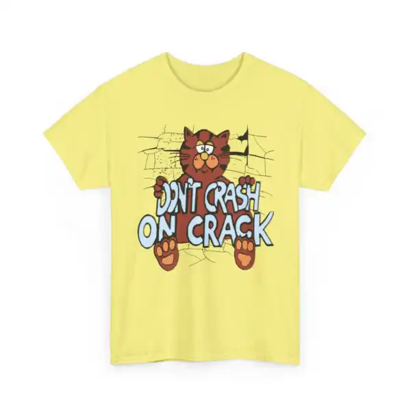 Vintage Cat Don't Crash T-Shirt – Funny Retro Graphic Tee