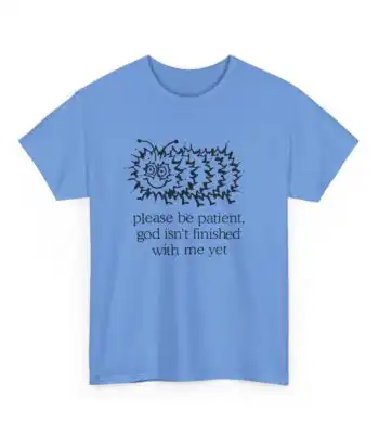 Vintage Caterpillar Metamorphosis Tee – Be Patient Graphic Shirt