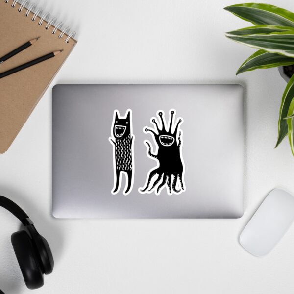 Vinyl Stickers - Dark Academia Folk Art Design for Quirky Gifts