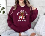 Wait Your Turn Fat Boy Sweatshirt – Funny Thanksgiving Hoodie