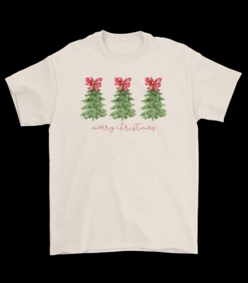 Watercolor Christmas Trees T-Shirt – Cute Holiday Graphic Tee