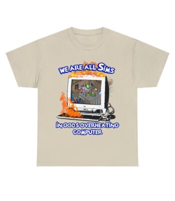 We Are All Sims T-Shirt – Fun Graphic Tee for Gamers