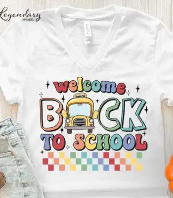 Welcome Back To School Teacher Shirt – Retro Vintage Tee