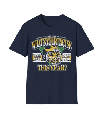 What’s Your Excuse This Year Shirt – Michigan Wolverines Fan Tee