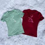 When Pigs Fly Y2K Baby Tee – 3D Puff Graphic Fitted Shirt