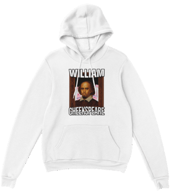 William Cheekspeare Hoodie – Cozy Cotton-Polyester Blend Top