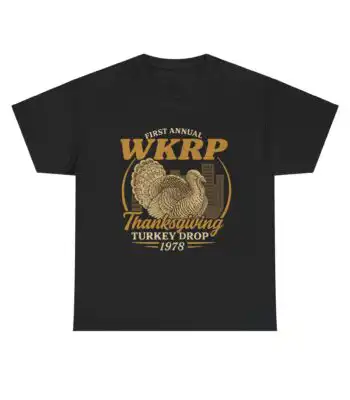 WKRP Turkey Drop 1978 Tee – Retro Thanksgiving Parody Shirt