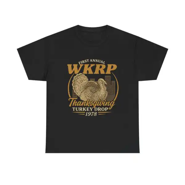 WKRP Turkey Drop 1978 Tee – Retro Thanksgiving Parody Shirt