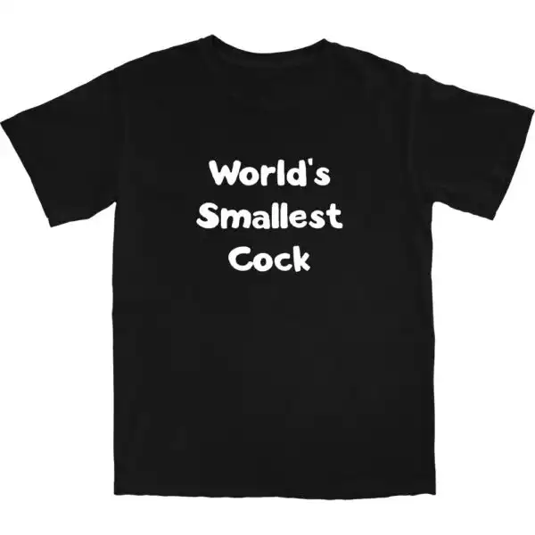 World Smallest Cock T Shirt – Soft Cotton Casual Tee for Fun