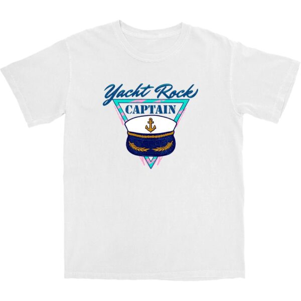 Yacht Rock Captain T Shirt – Soft Combed Cotton Graphic Tee