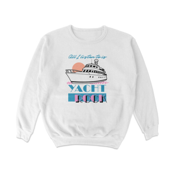 Yacht Rock Crewneck Sweatshirt – Soft Vintage Vibe Top