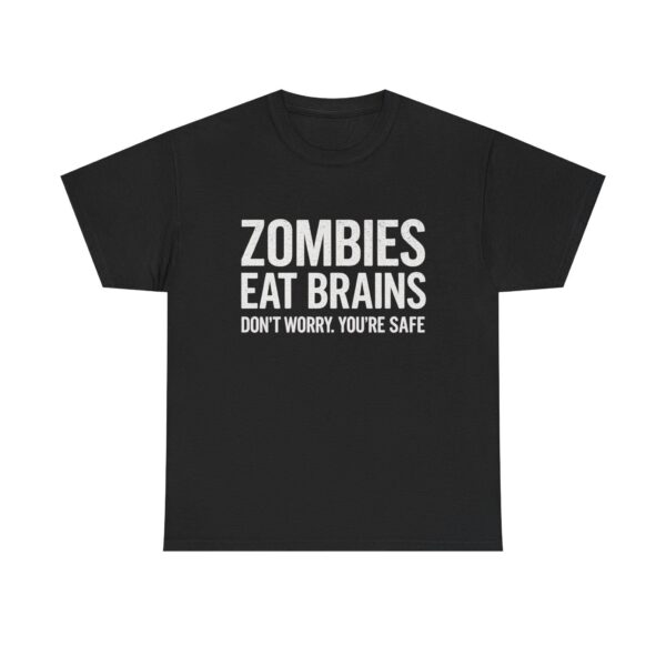 Zombies Eat Brains Shirt – Funny Unisex Halloween Graphic Tee