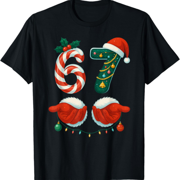 67 Christmas Dripping Gingerbread Tee – Fun Holiday Graphic Shirt