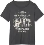 Beam Me Up T-Shirt – Official Netflix Gear for Hawkins Fans