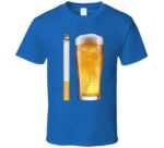 Beer And Cigarette Meme T Shirt – Soft Combed Cotton Tee