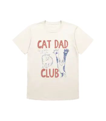 Cat Dad Club Shirt – Funny Graphic Tee for Cat Lovers