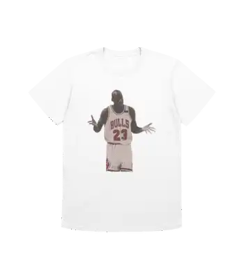 Chicago Bulls Basketball Shrug Tee – Iconic MJ Street Style Shirt