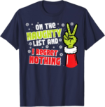 Christmas On Naughty List T-Shirt – Funny Pajama Tee for All