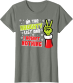 Christmas On Naughty List T-Shirt – Funny Pajama Tee for All