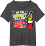 Christmas On Naughty List T-Shirt – Funny Pajama Tee for All