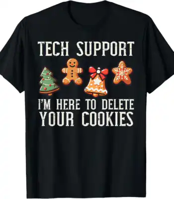 Christmas Tech Support T-Shirt – Funny Holiday Gift for All