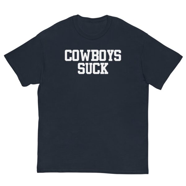 Cowboys Suck Graphic Tee – Bold Sports Humor for Fans