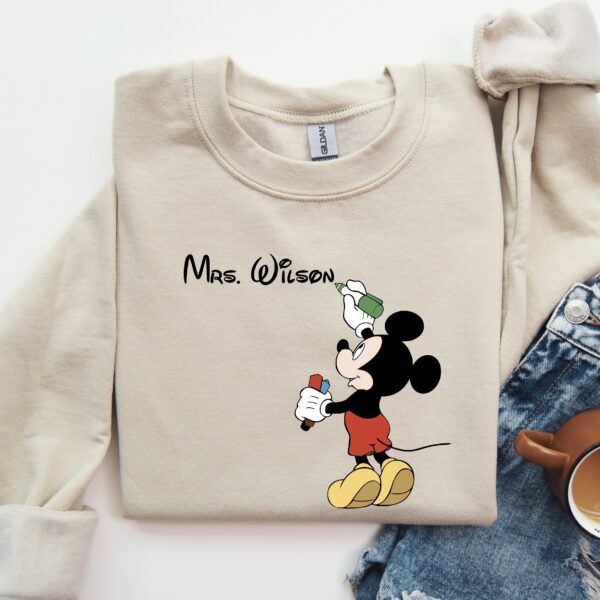 Custom Disney Teacher Sweatshirt – Cute Personalized Gift for Educators