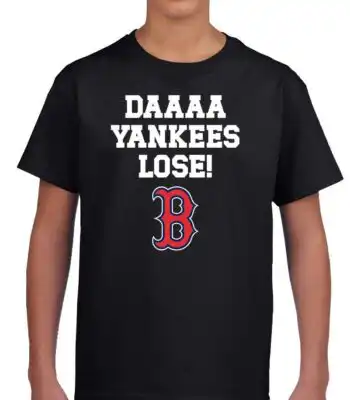 Daaaa Yankees Lose Youth T Shirt – Soft Cotton Fan Tee