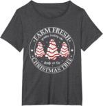 Farm Fresh Christmas Tree Matching T-Shirt – Cozy Family Tee