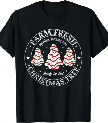 Farm Fresh Christmas Tree Matching T-Shirt – Cozy Family Tee