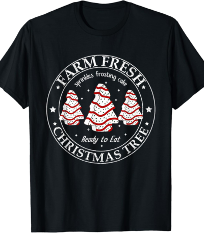Farm Fresh Christmas Tree Matching T-Shirt – Cozy Family Tee