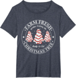 Farm Fresh Christmas Tree Matching T-Shirt – Cozy Family Tee