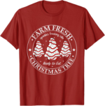 Farm Fresh Christmas Tree Matching T-Shirt – Cozy Family Tee