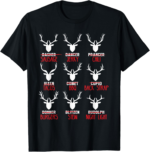 Funny Christmas Deer Hunters T-Shirt – Santa's Reindeer Design