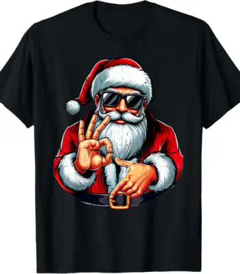 Funny Six Seven Santa Christmas Shirt – Lightweight Holiday Tee