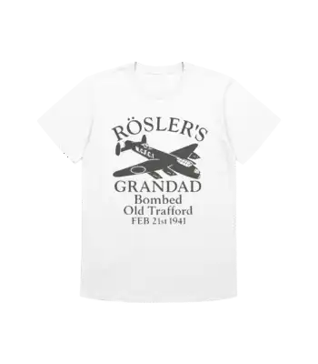 Grandad Bombed Old Trafford 1941 Shirt – Vintage Football Tee