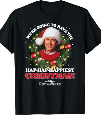 Hap Hap Happiest T-Shirt – Fun Christmas Design for Fans