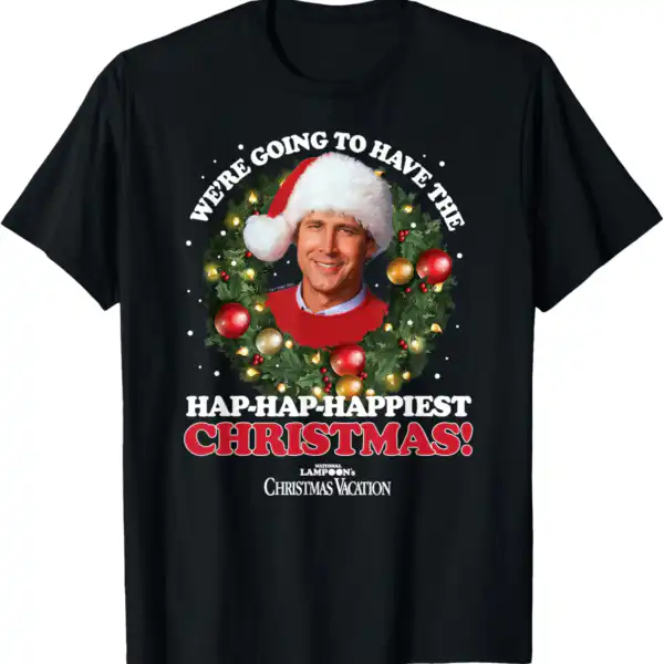 Hap Hap Happiest T-Shirt – Fun Christmas Design for Fans
